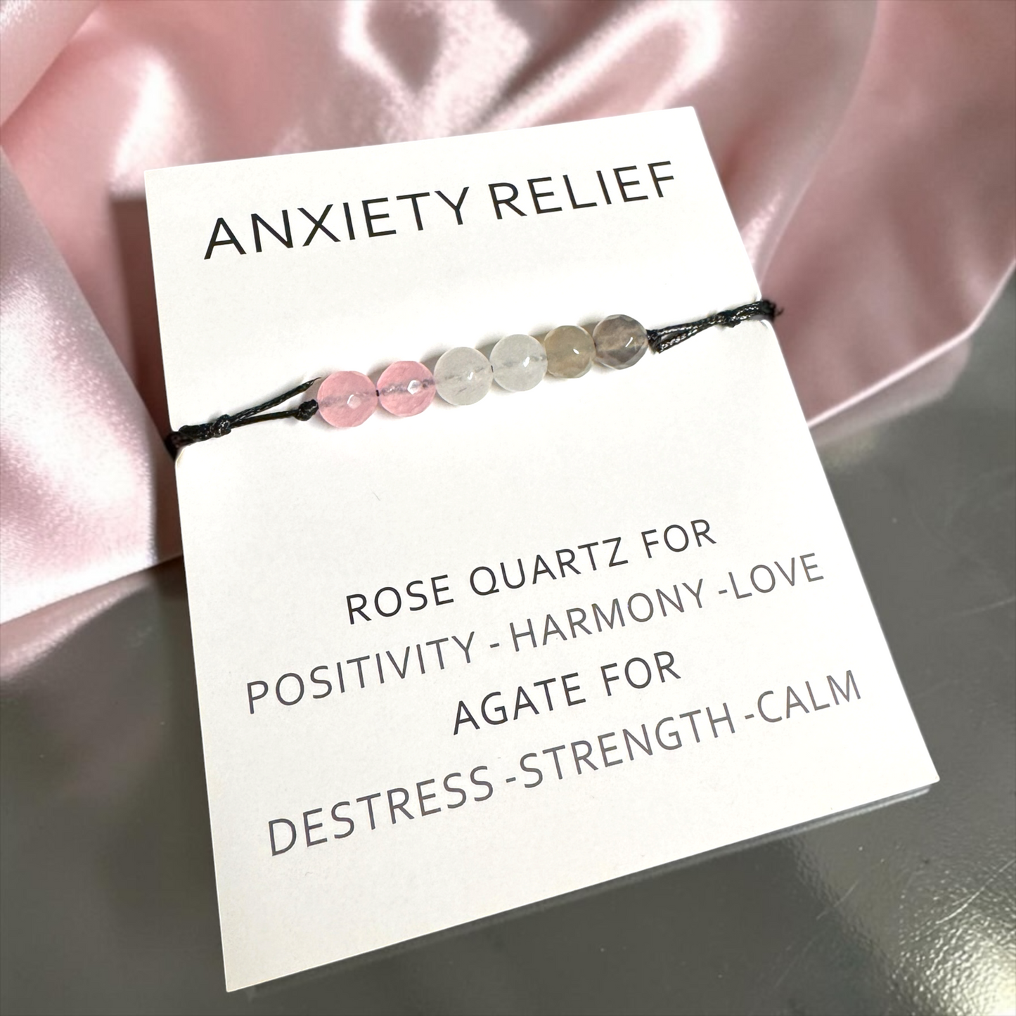 Tranquil Vibes: Beaded Anxiety Relief Bracelet - Your Stylish Stress Buddy!