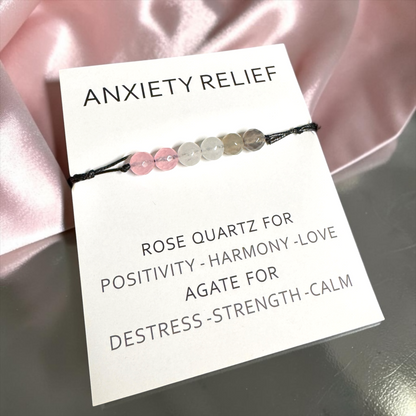 Tranquil Vibes: Beaded Anxiety Relief Bracelet - Your Stylish Stress Buddy!