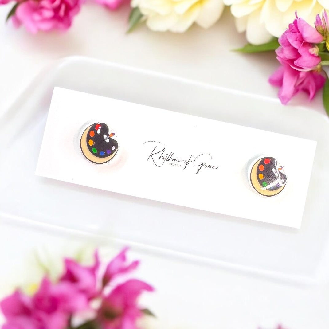 Artistic Vibes: Unique Stud Earrings for Creative Souls!