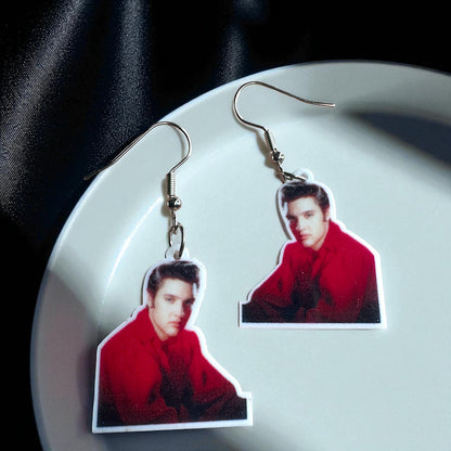 Rock Your Style: Elvis Presley Dangle Earrings - 12 Iconic Designs! 🎸