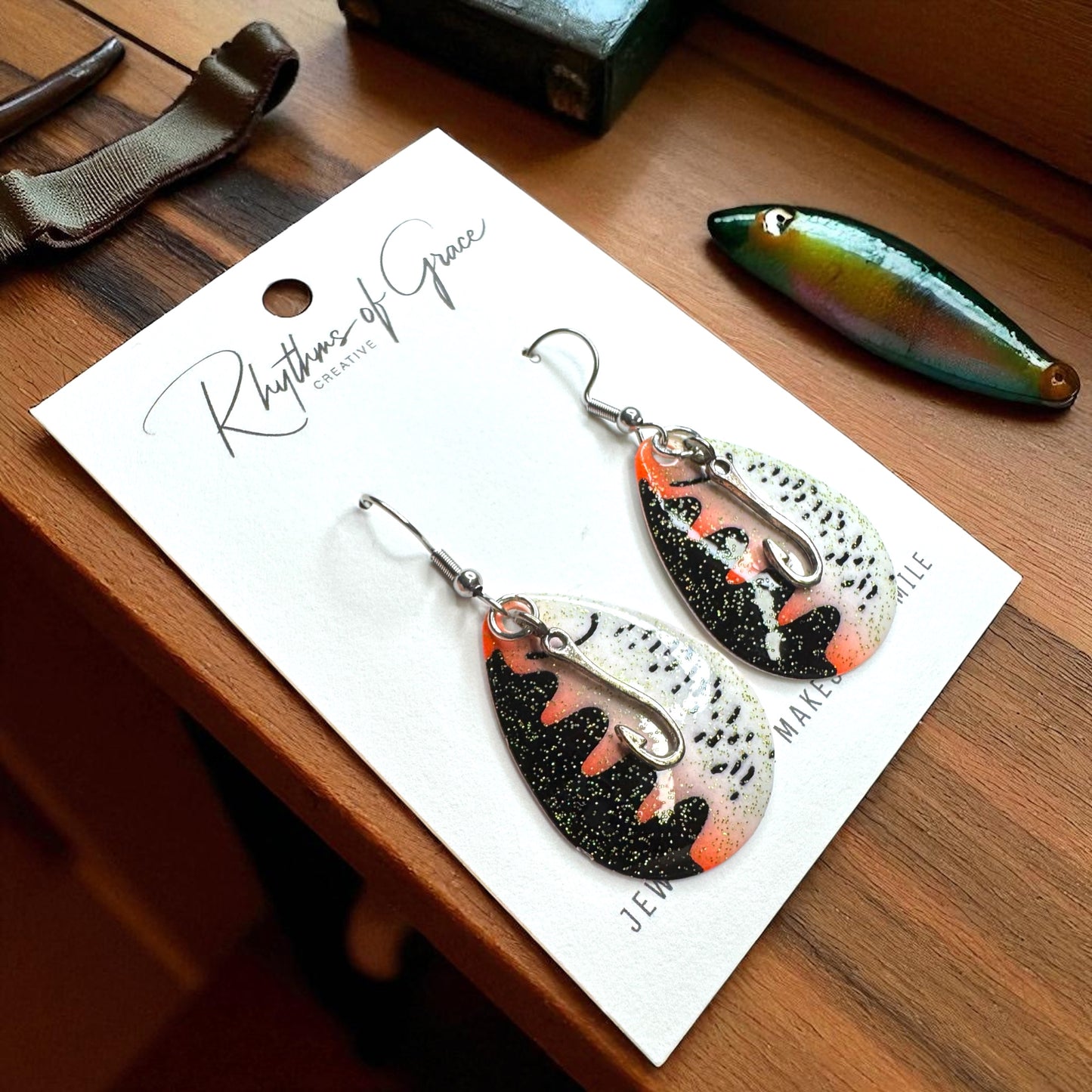 Hooked on Style - Fishing Lure Dangle Earrings 🎣