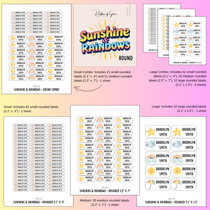 Back to School Personalized Character Labels – Waterproof & Customizable!