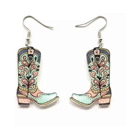 Boot Scootin' Bling: Cowgirl Boots Earrings for Your Inner Rockstar!