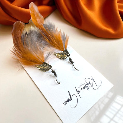 Feather Dangle Earrings – Boho Chic in Every Color! 🪶