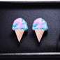 Sweeten Your Style: Adorable Cotton Candy Stud Earrings!