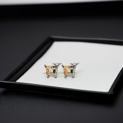 Goats Galore: Adorable Goat Stud Earrings! 🐐