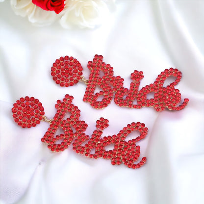 Sparkling Rhinestone Bridal Earrings: Dazzle on Your Special Day! 🌟