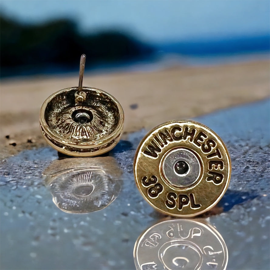Bulletproof Friendship Earrrings - Bullet Studs, Friendship Gift, Bullet Earrings, Friendship Earrings - Rhythms of Grace Creative