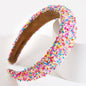 Birthday Sprinkle Headband - Handmade Headpiece, Birthday Girl, Birthday Headband, Beaded Headband - Rhythms of Grace Creative