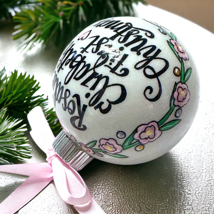 Baby's First Christmas Ornament: A Cherished Keepsake for Tiny Holiday Memories!