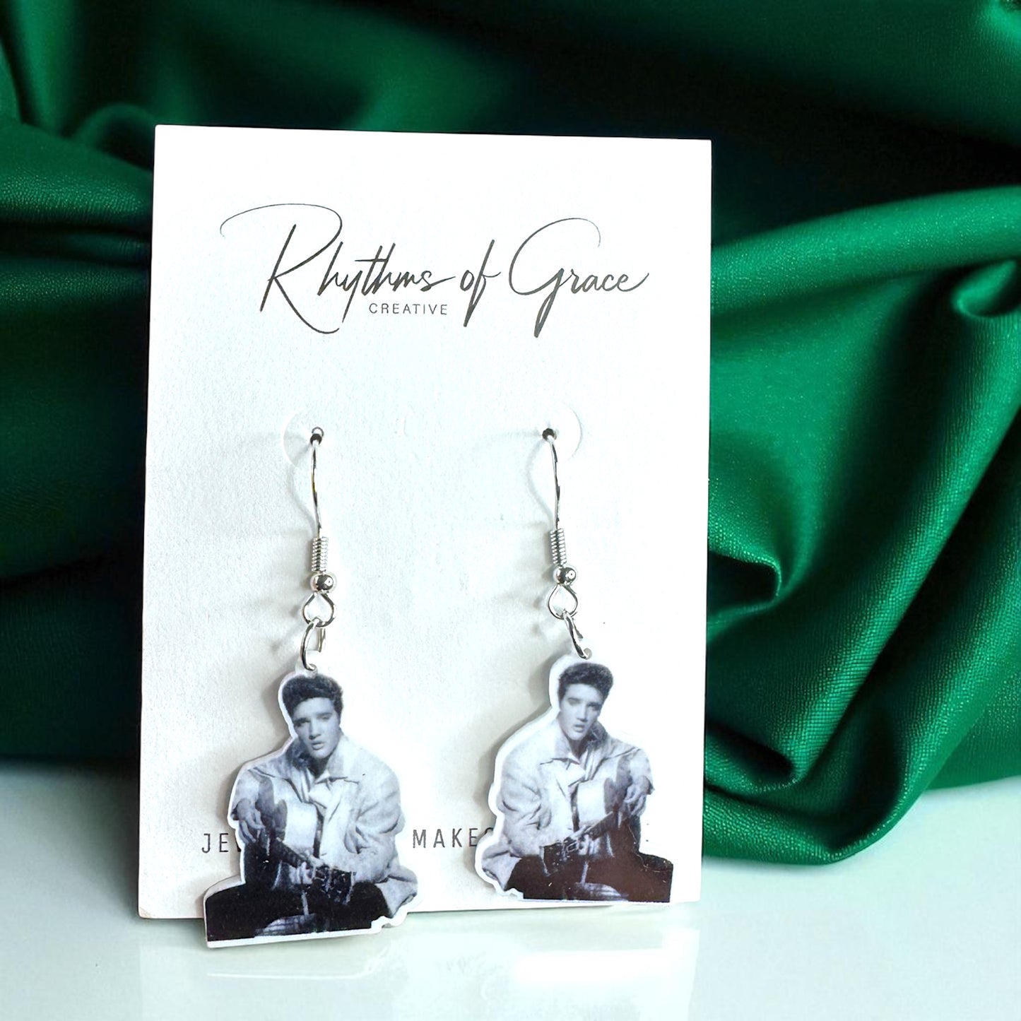 Rock Your Style: Elvis Presley Dangle Earrings - 12 Iconic Designs! 🎸