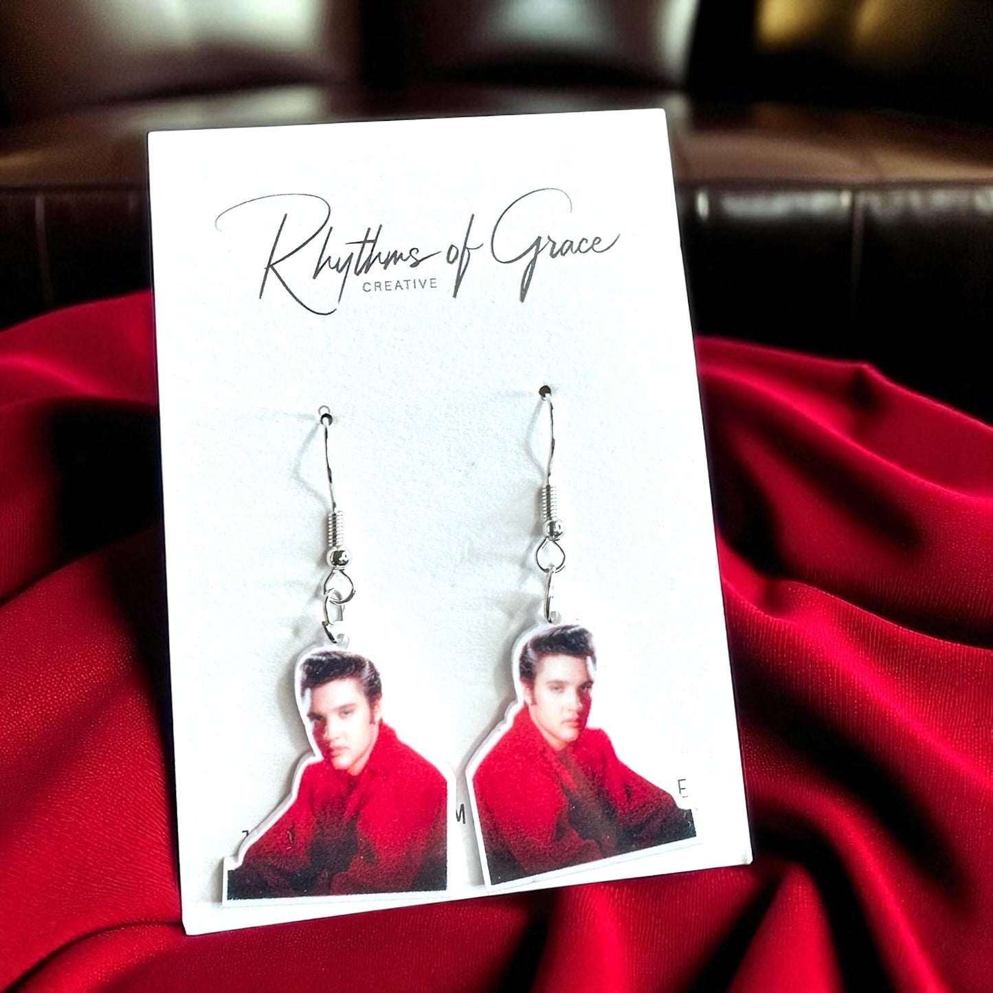 Rock Your Style: Elvis Presley Dangle Earrings - 12 Iconic Designs! 🎸