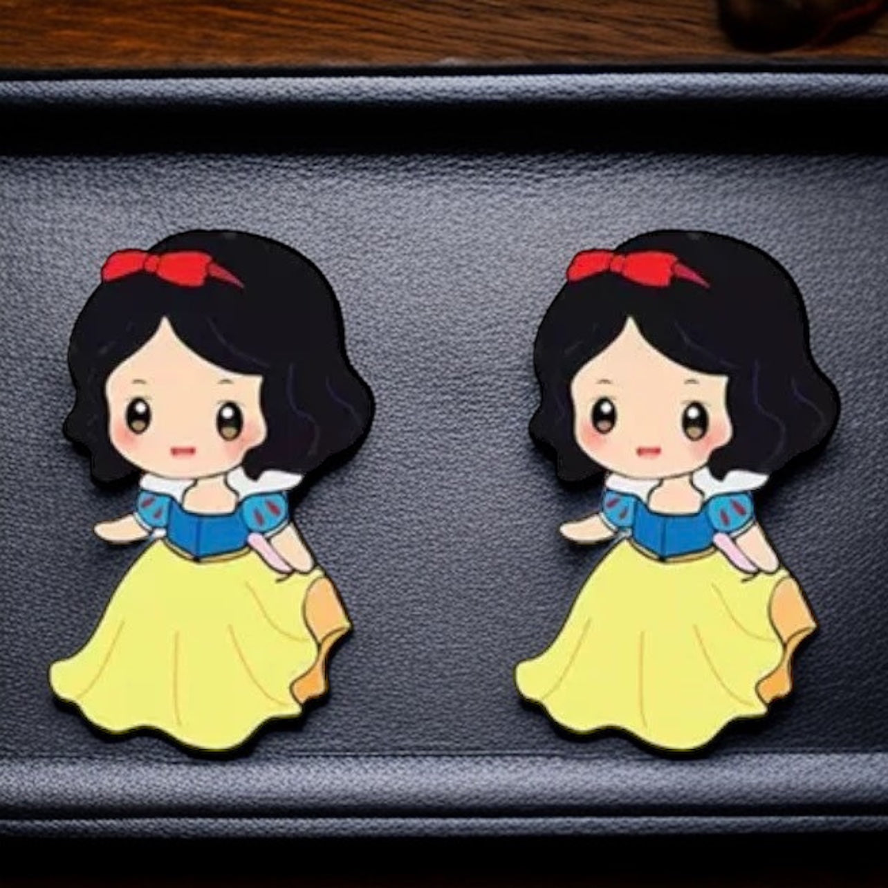 Enchanting Cartoon Princess Stud Earrings - Sparkle Like Royalty! 👑