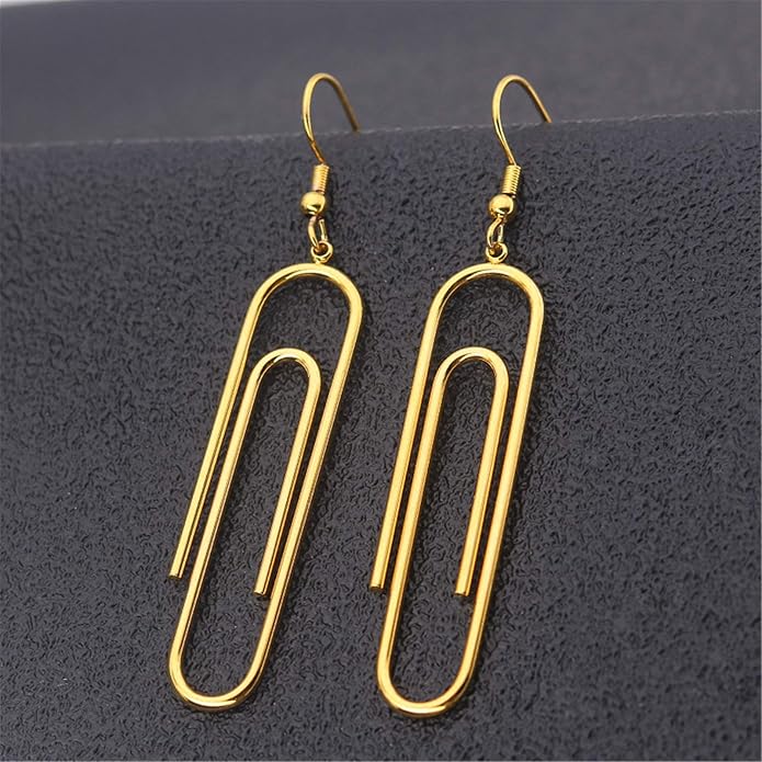 School's in Session: Gold Paperclip Earrings to Class Up Your Style! - Rhythms of Grace Creative