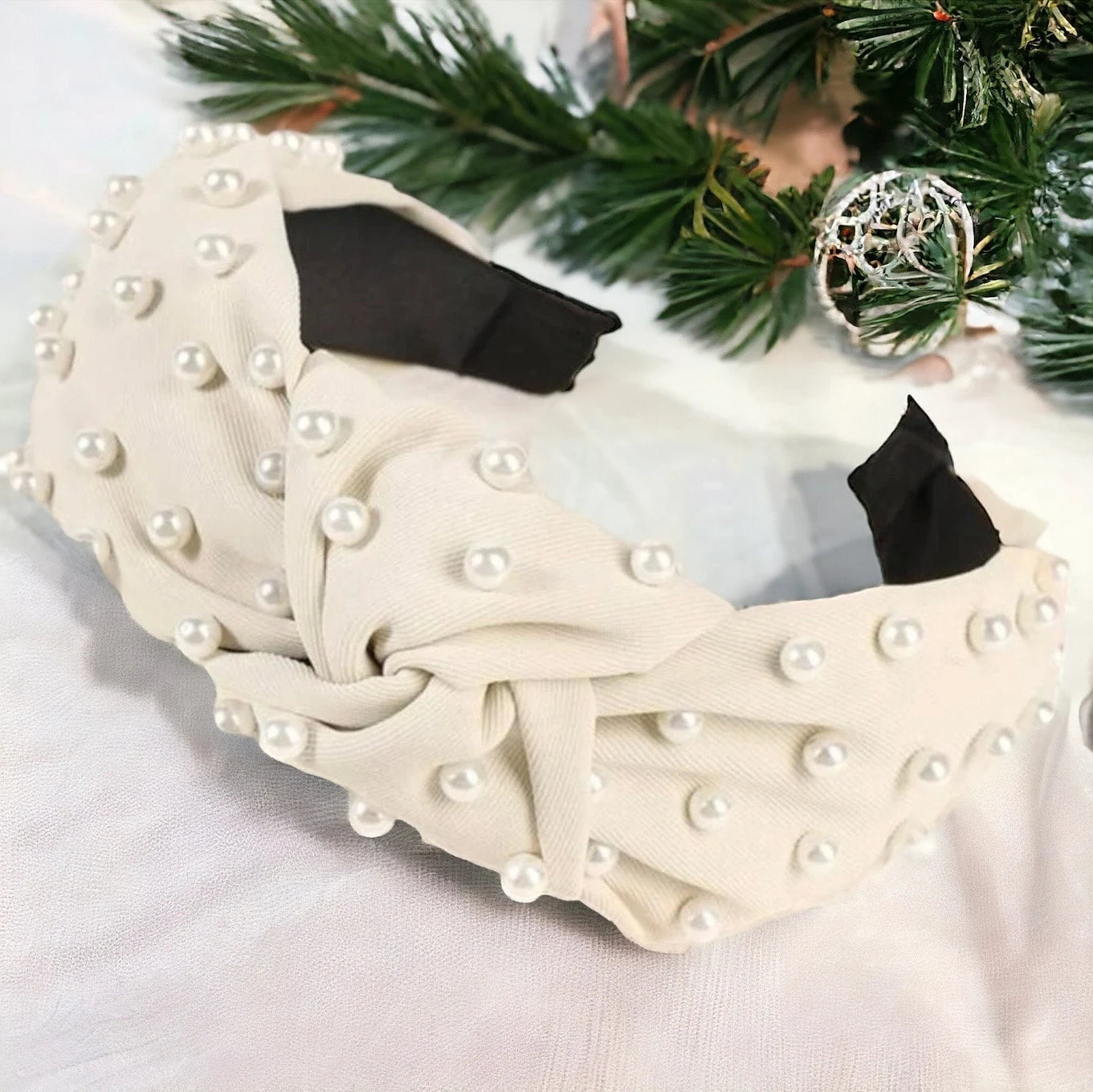 Pearls of Glam: The Ultimate White Bridal Headband! - Rhythms of Grace Creative