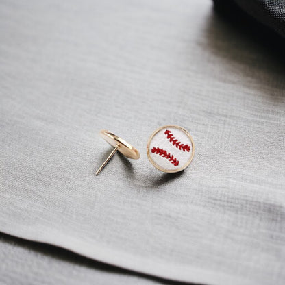 Step Up to the Plate with Our Baseball & Softball Stud Earrings! ⚾🥎