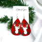 Sparkle & Shine: Christmas Deer Earrings! ✨🦌