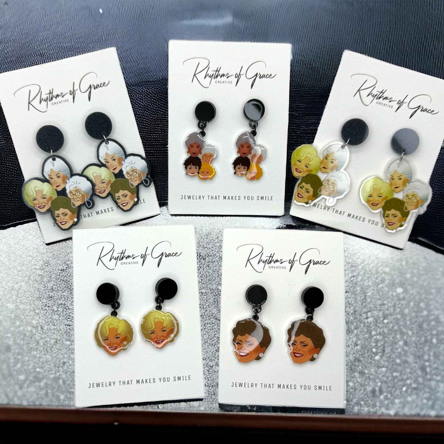 Stay Golden – Golden Girls Earrings for Fierce, Fabulous Fans 🌴