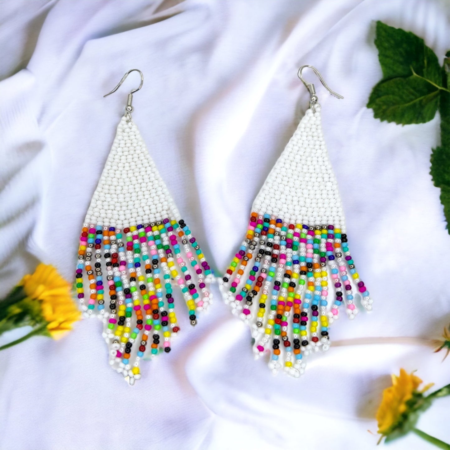 Whimsical Boho Beaded Earrings – Dazzle in Style! 🌟 - Rhythms of Grace Creative