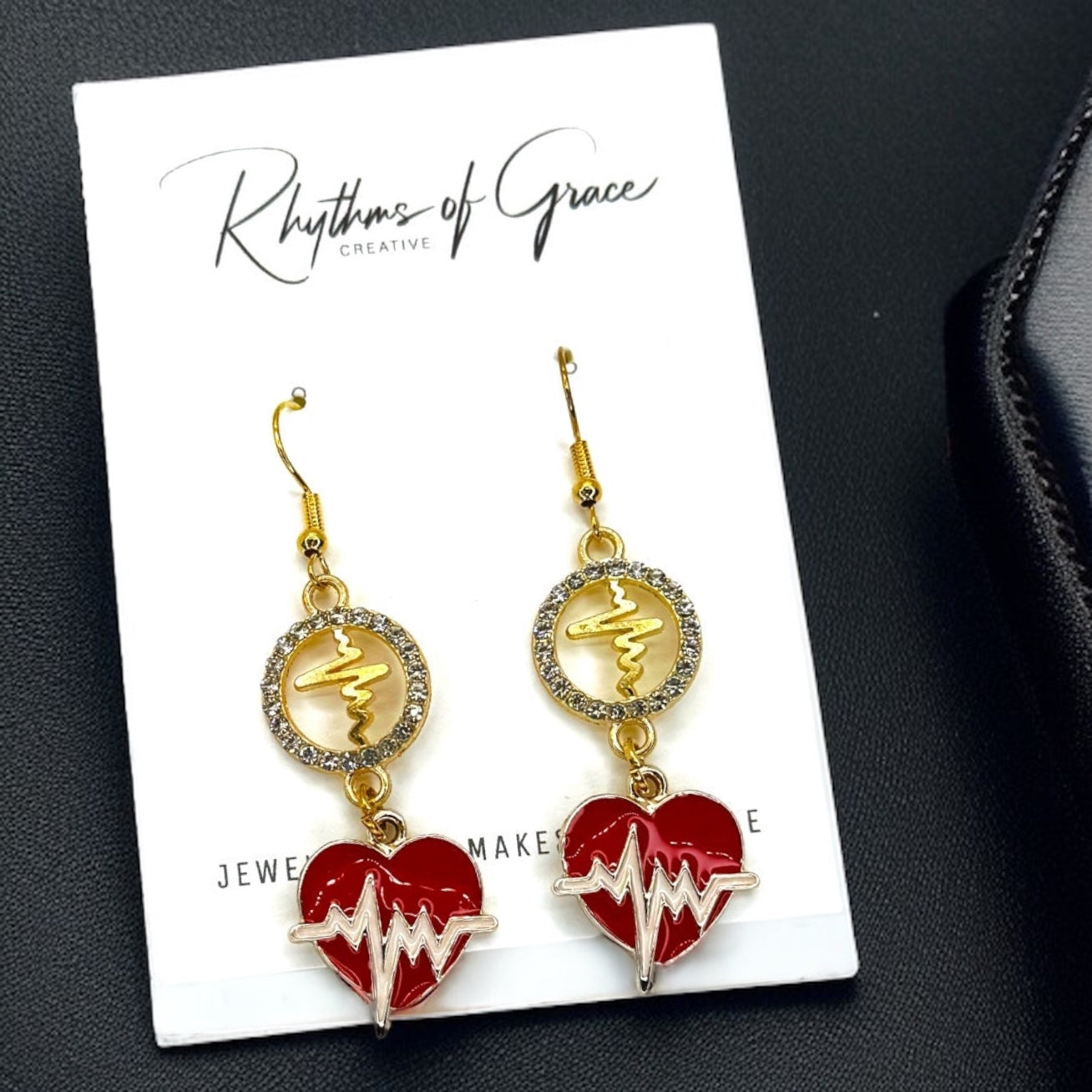 Dazzle in the ER: Medical Staff Drop Earrings ✨