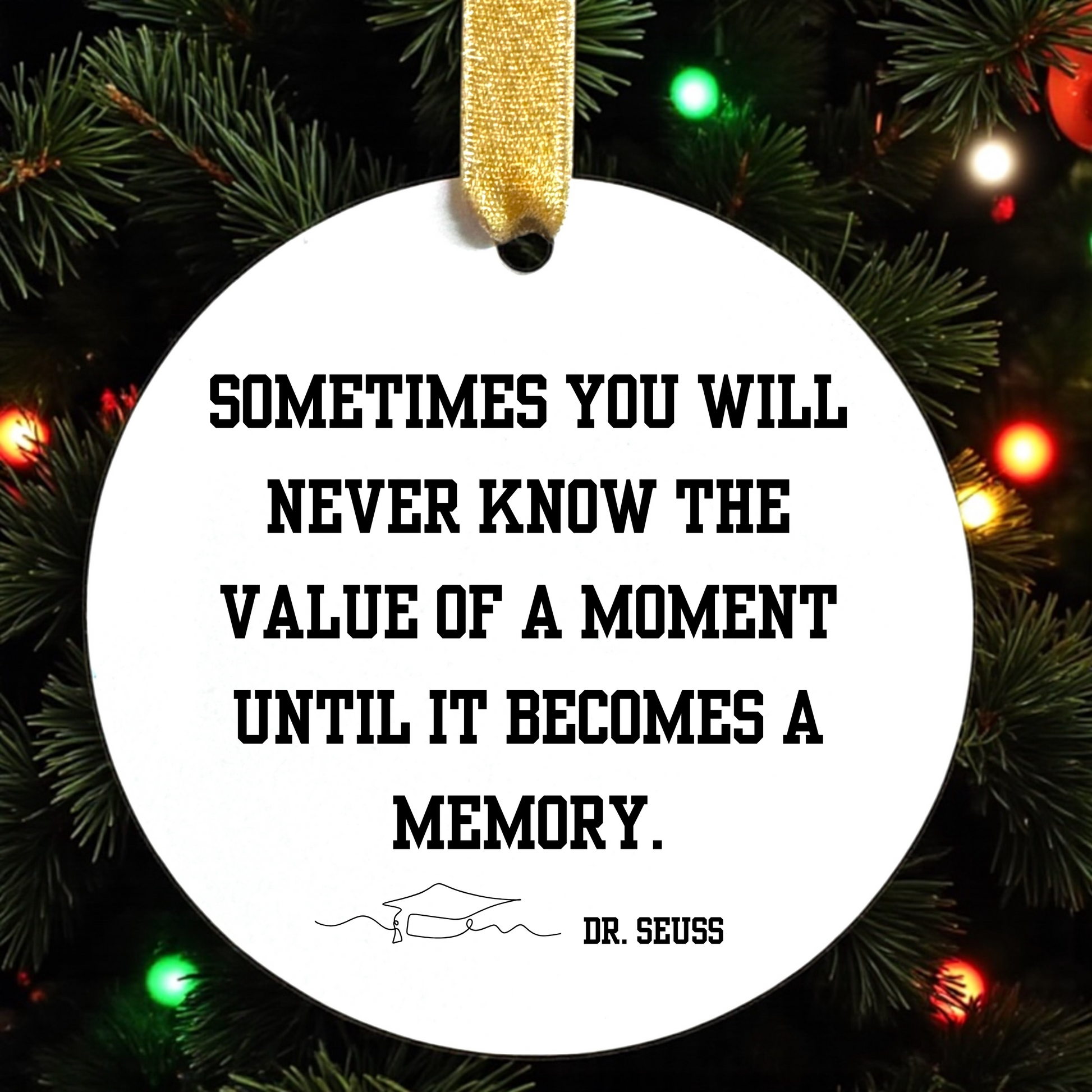 Class of 2026 Senior Photo Ornament | Personalized Christmas Keepsake