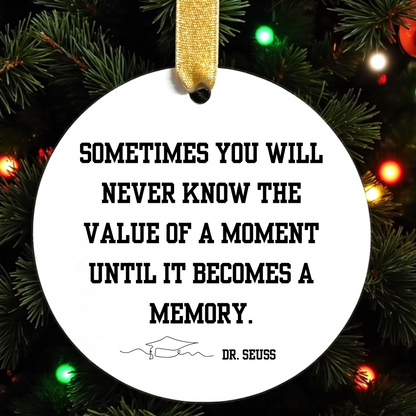 Class of 2026 Senior Photo Ornament | Personalized Christmas Keepsake
