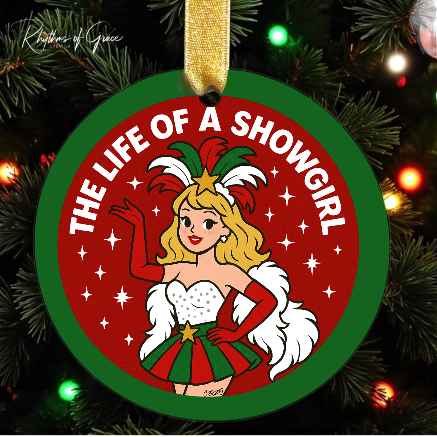 Life of a Showgirl Christmas Ornament - Perfect Gift for Swifties and Holiday Decor!