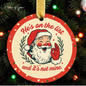 He’s On The List (And It’s Not Mine) – 2025 Christmas Ornament