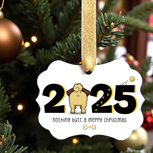 Waggin' in the Back: 2025's Dog-tastic Christmas Ornament