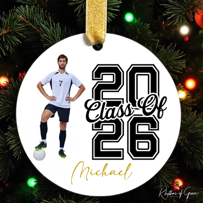 Class of 2026 Photo Ornament | Personalized Christmas Keepsake