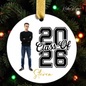 Class of 2026 Photo Ornament | Personalized Christmas Keepsake