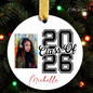 Class of 2026 Photo Ornament | Personalized Christmas Keepsake