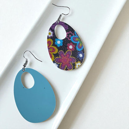 Colorful Hippie Chic Dangle Earrings – Groovy Style Awaits!✌️