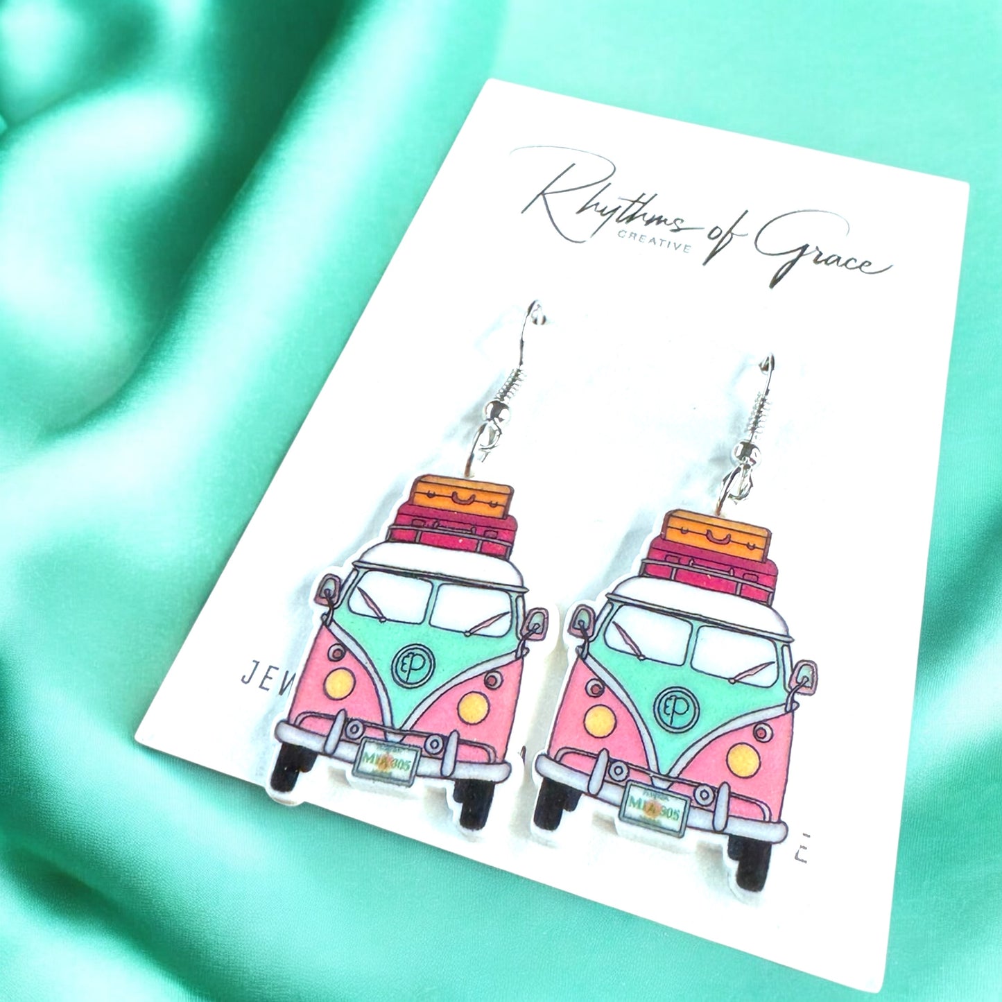 Peace, Love & Volkswagen: Dangle Earrings for the Ultimate Free Spirit!