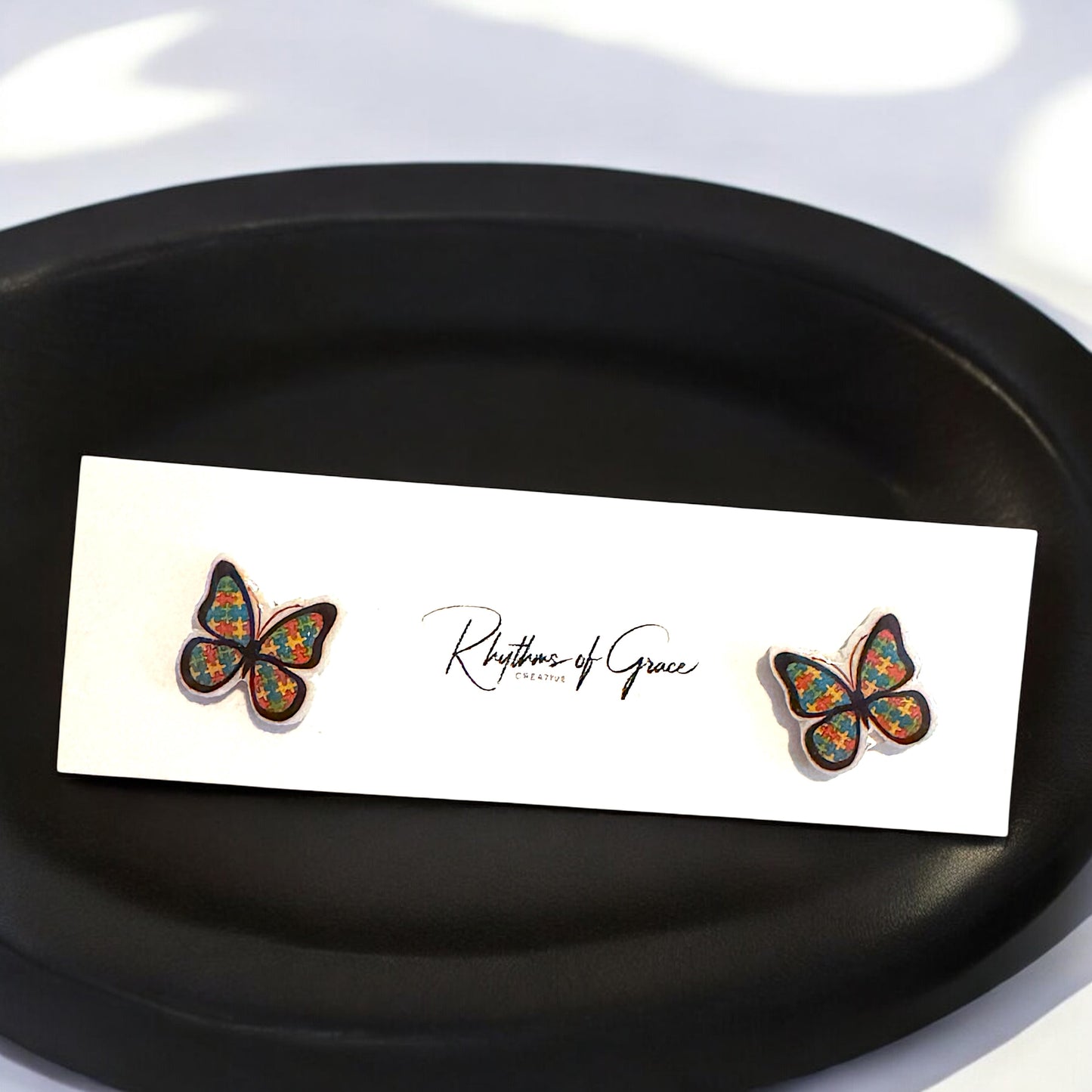 Stand Out for a Cause: Charming Autism Awareness Studs!
