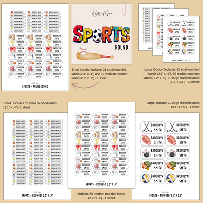 Back to School Personalized Character Labels – Waterproof & Customizable!