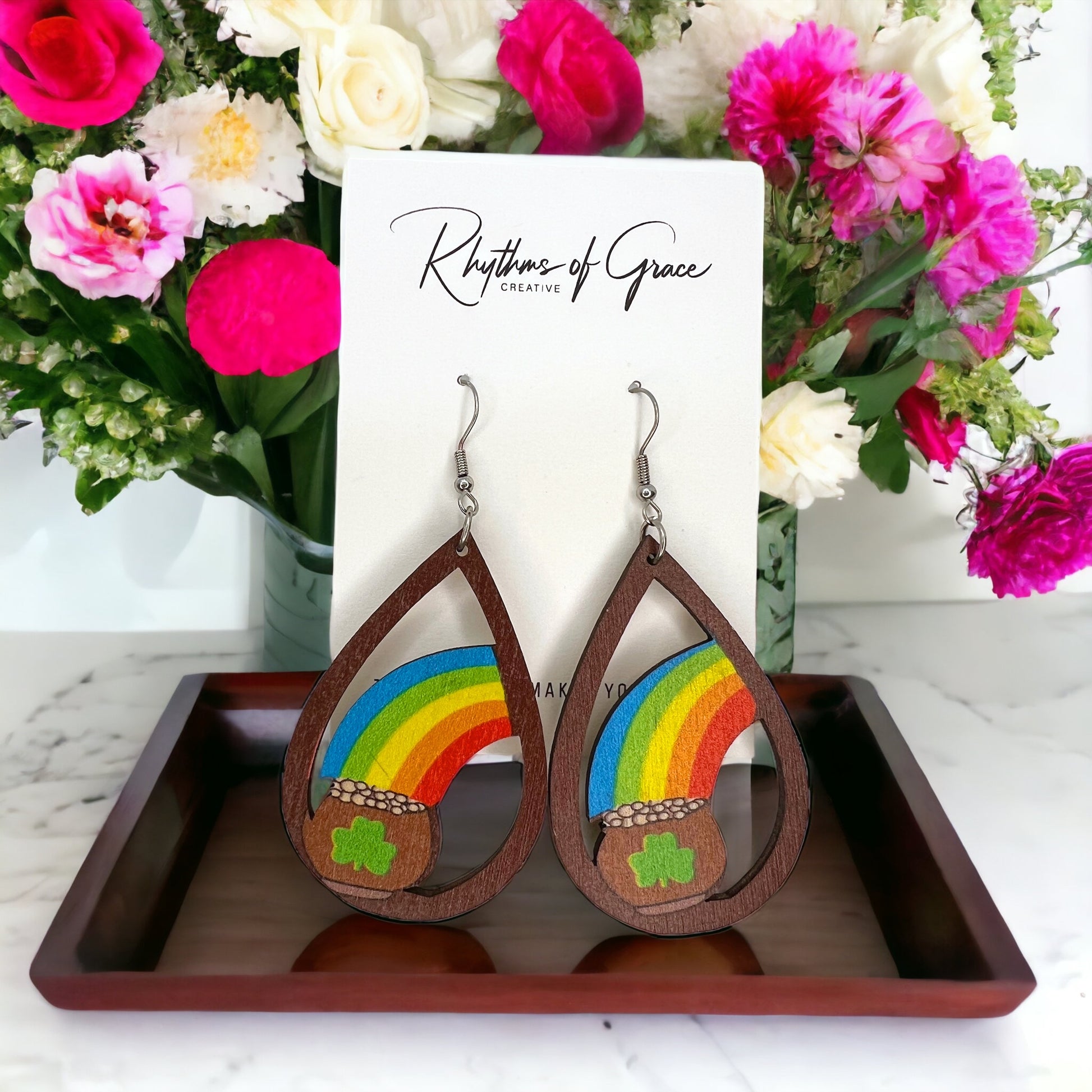 Pot of Gold Earrings: Your Lucky Charm for St. Patrick's Day! - Rhythms of Grace Creative