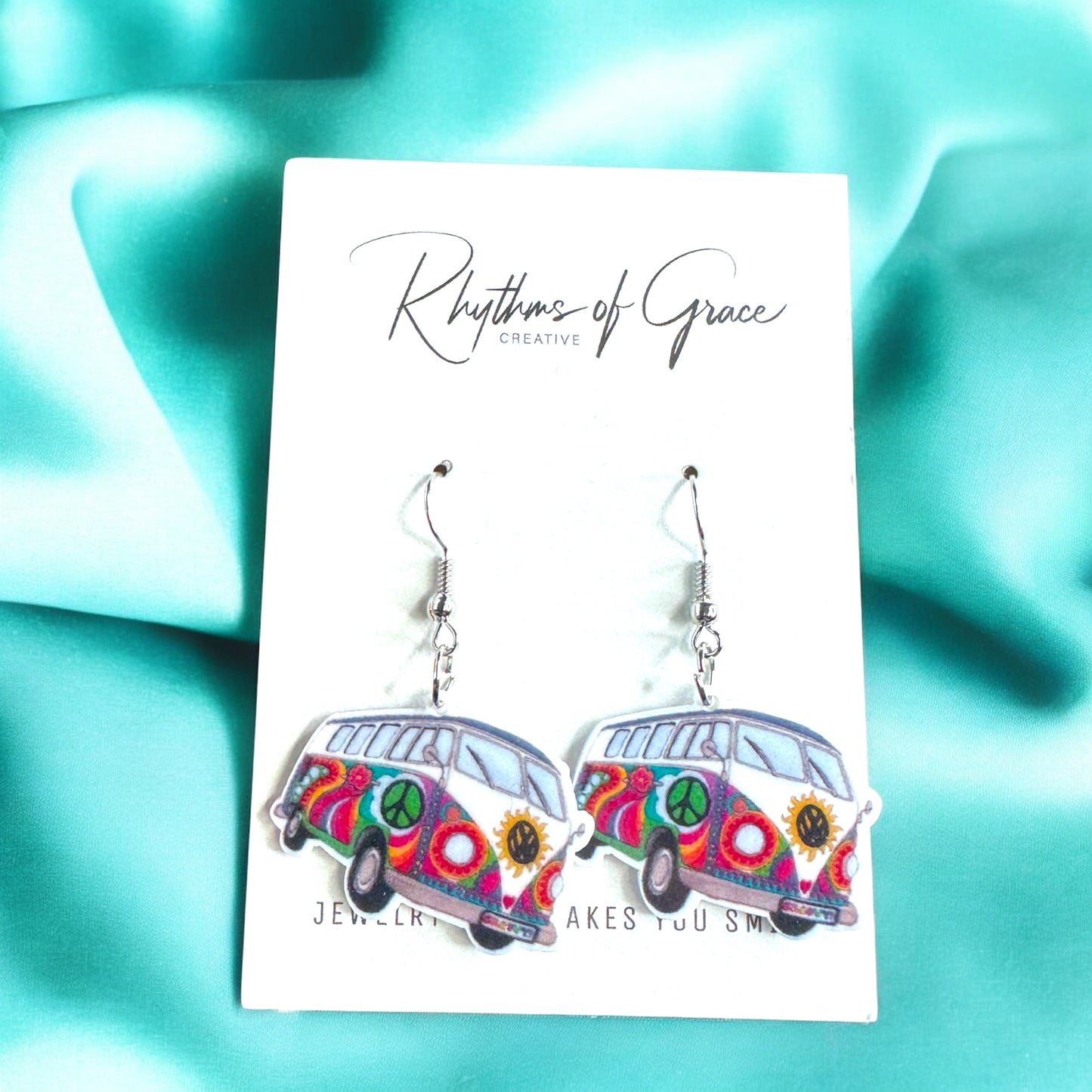 Peace, Love & Volkswagen: Dangle Earrings for the Ultimate Free Spirit!