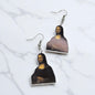 Mona Lisa Dangle Earrings: Wear a Masterpiece! 🎨