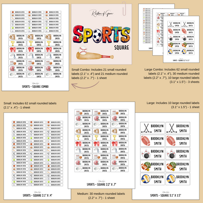 Back to School Personalized Character Labels – Waterproof & Customizable!