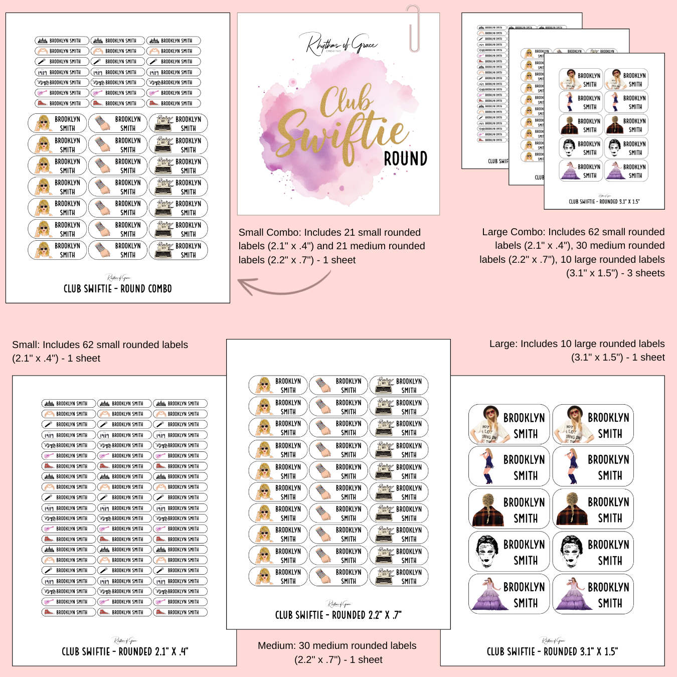 Back to School Personalized Character Labels – Waterproof & Customizable!