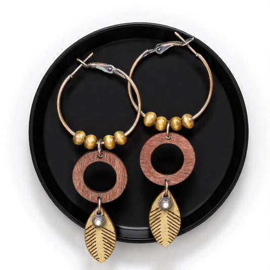 Boho Chic Hoop Dangle Earrings: Your New Statement Piece!