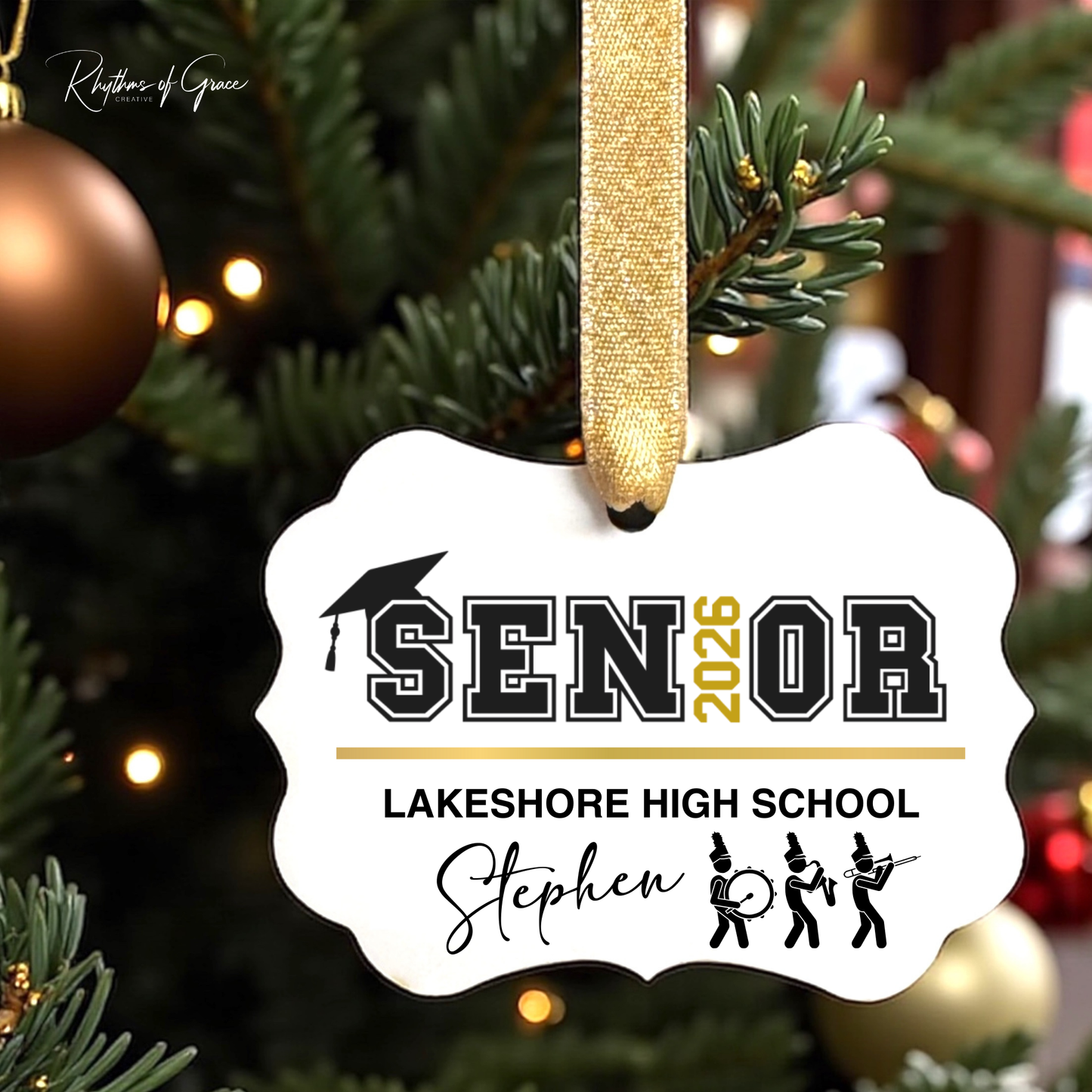 Class of 2026 Senior Ornament | Personalized Sports & Activities Keepsake 🎓