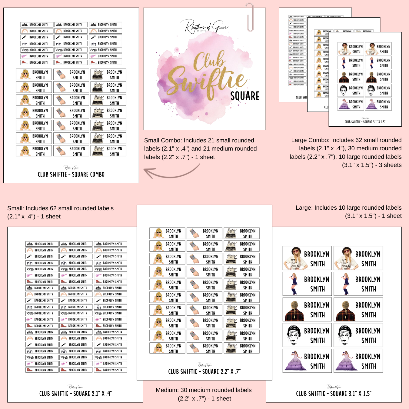 Back to School Personalized Character Labels – Waterproof & Customizable!
