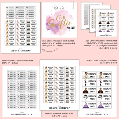 Back to School Personalized Character Labels – Waterproof & Customizable!