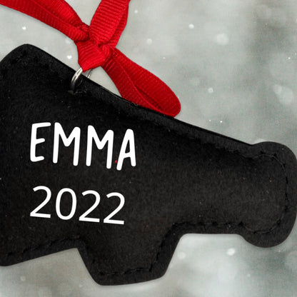 Personalized Rhinestone Cheerleader Christmas Ornament - Handcrafted Holiday Decor - Perfect Stocking Stuffer - Rhythms of Grace Creative