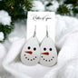 Frosty Fun for Your Ears: Snowman Dangle Earrings! ⛄✨