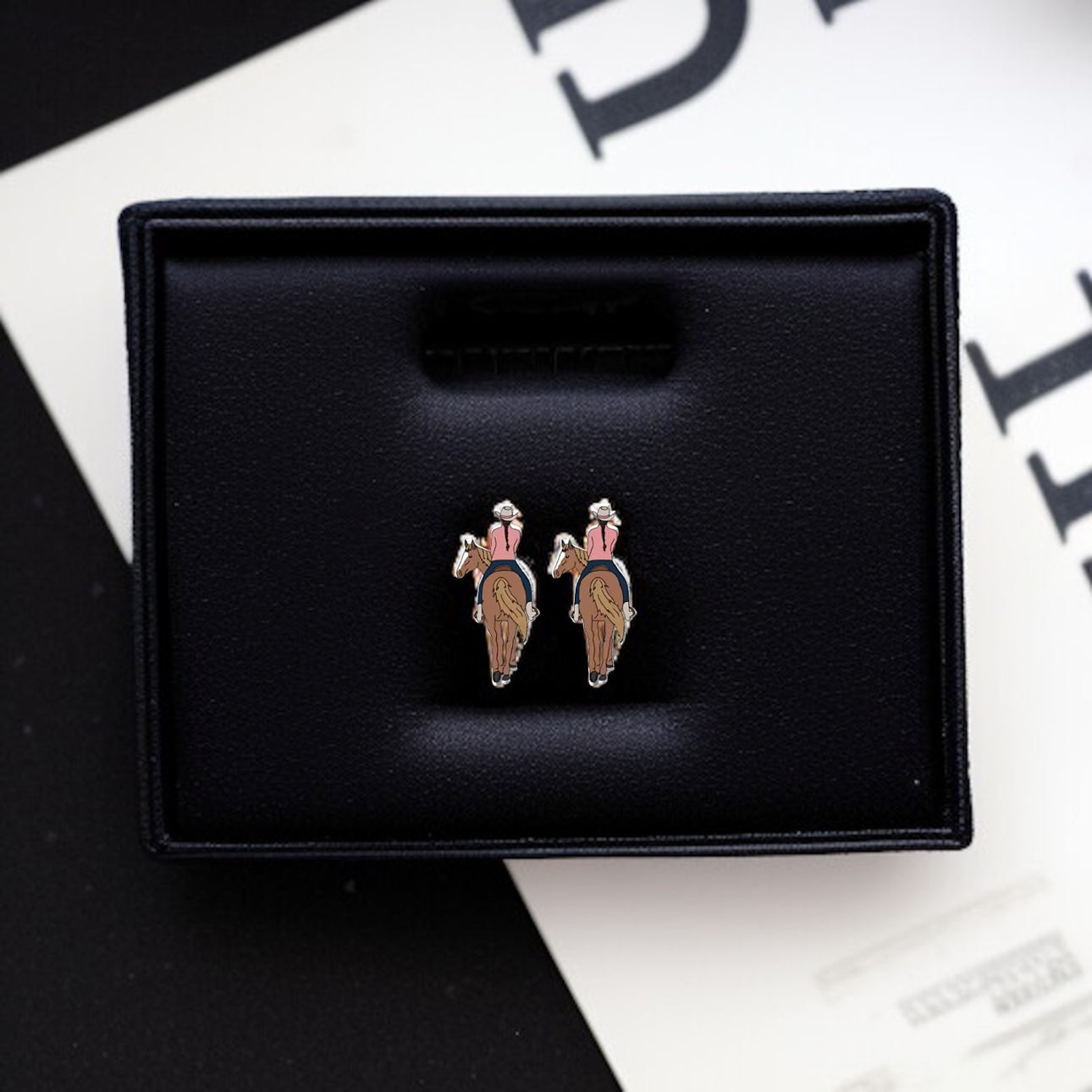 Hoofin' It in Style: Adorable Horse Stud Earrings!