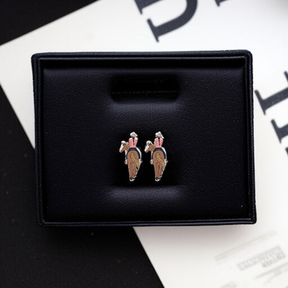 Hoofin' It in Style: Adorable Horse Stud Earrings!