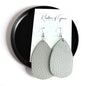Teardrop Dream Earrings: Colorful Faux Leather Dangles for Every Occasion!